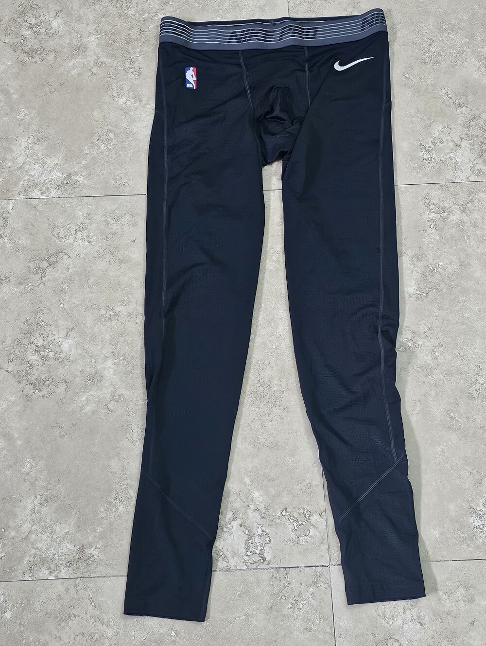 Nike Pro NBA Men's XL Tall Full Length Compression Leggings Black CI0463-010 New